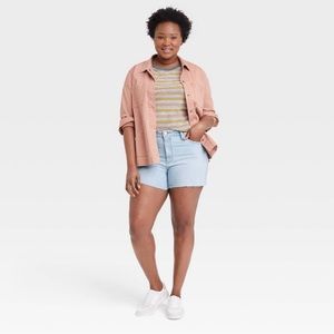 Universal Thread Vintage Mini Jean Shorts (Light Wash)